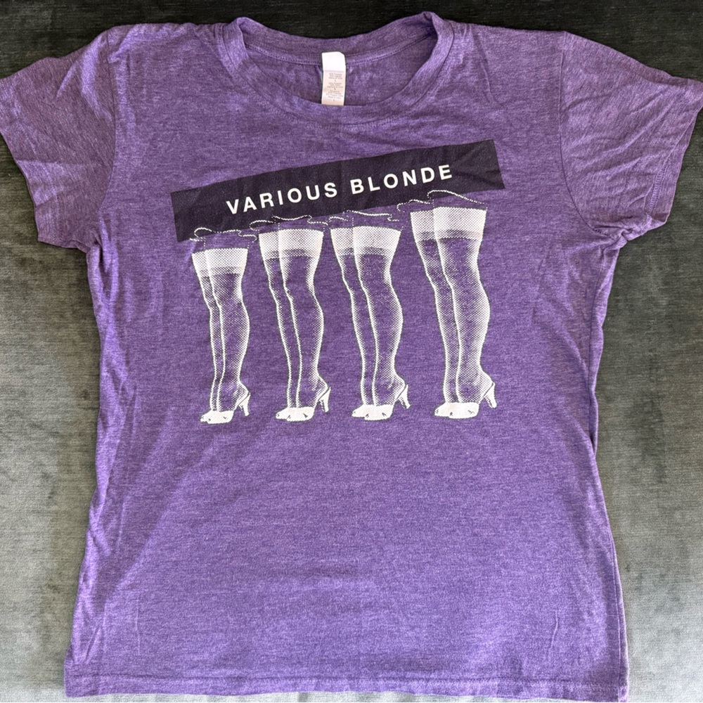 Various Blonde Band Graphic Tee